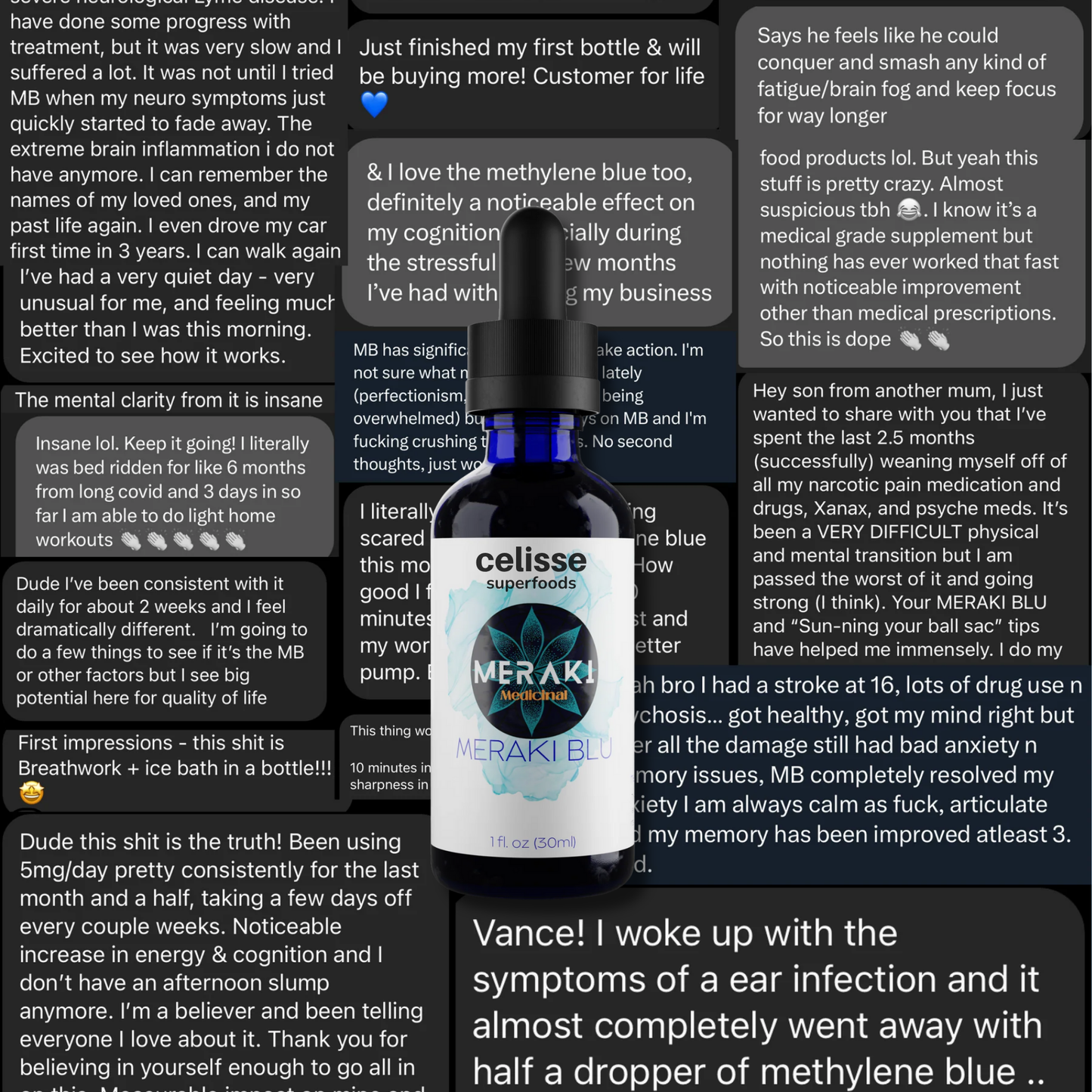 Meraki Blu USP Grade Methylene Blue 150mg