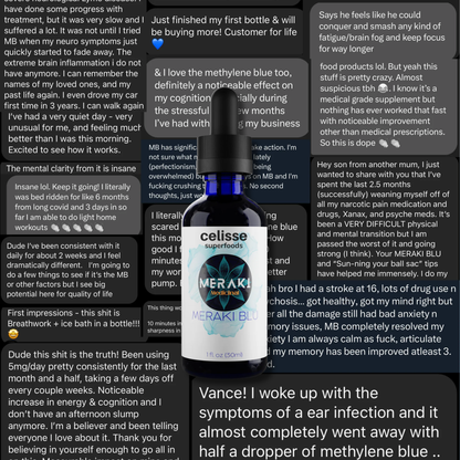 Meraki Blu USP Grade Methylene Blue 150mg